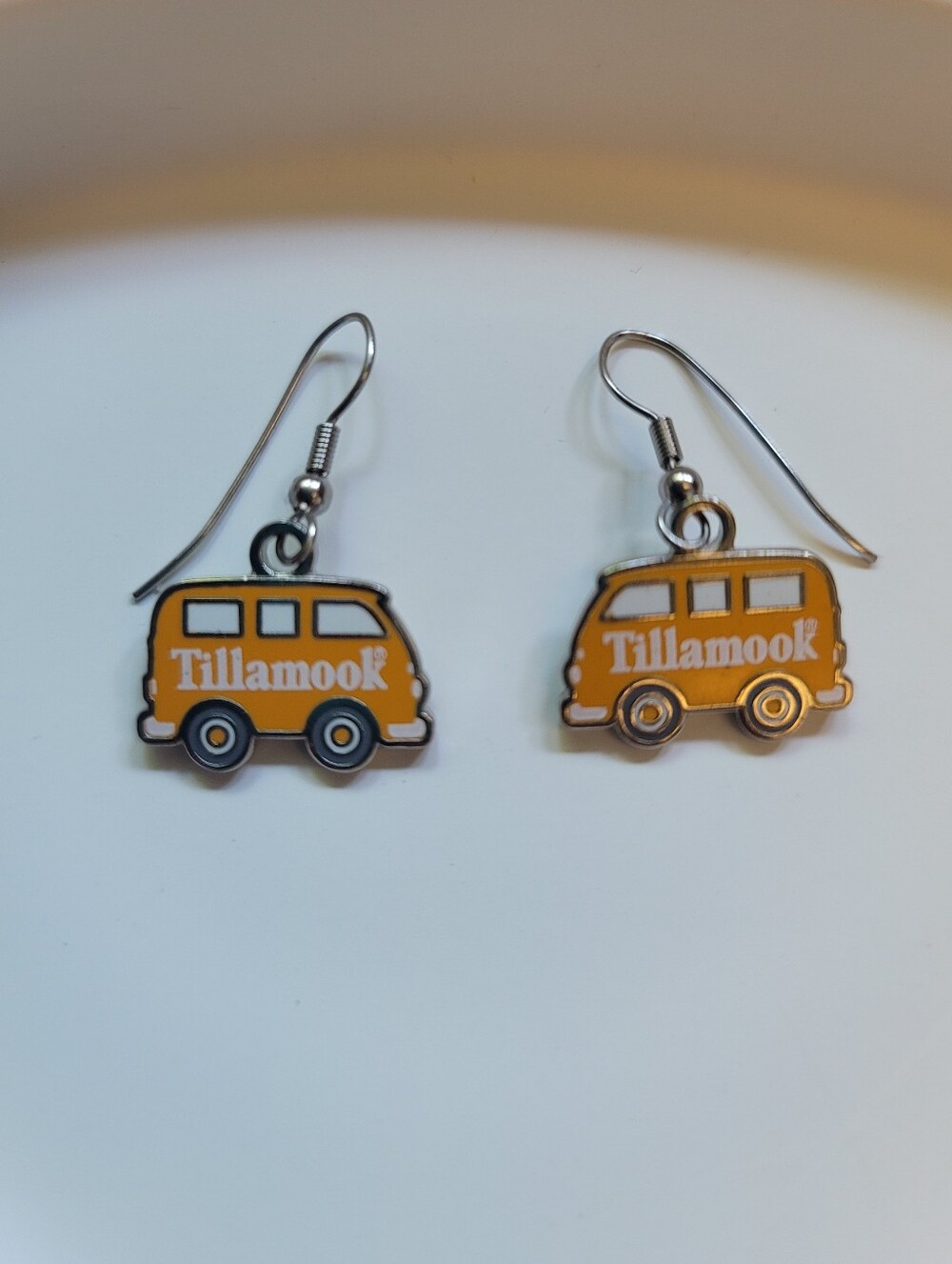 "Yum Bus" Earrings - Tillamook Dairy